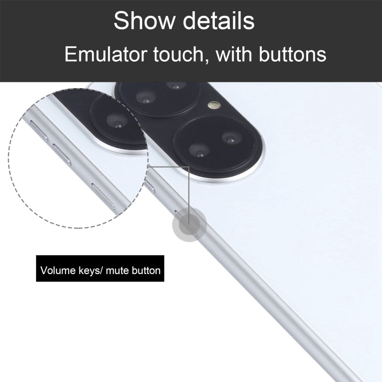 For Huawei P50 Black Screen Non-Working Fake Dummy Display Model (White) - For Huawei by PMC Jewellery | Online Shopping South Africa | PMC Jewellery | Buy Now Pay Later Mobicred