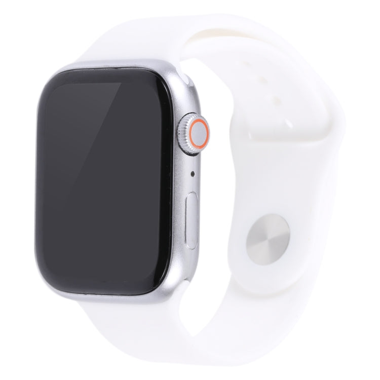 For Apple Watch Series 8 45mm Black Screen Non-Working Fake Dummy Display Model, For Photographing Watch-strap, No Watchband(White) - Watch Model by PMC Jewellery | Online Shopping South Africa | PMC Jewellery | Buy Now Pay Later Mobicred