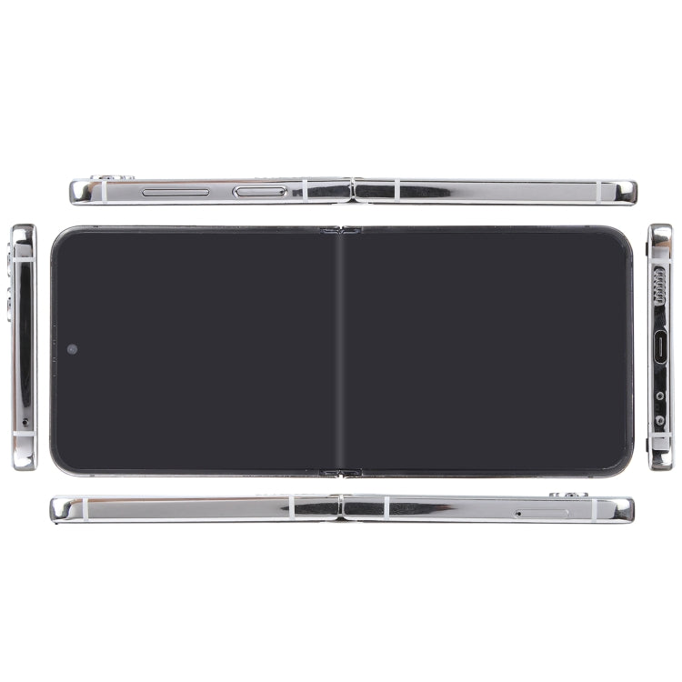 For Samsung Galaxy Z Flip5 Black Screen Non-Working Fake Dummy Display Model (White) - For Galaxy by PMC Jewellery | Online Shopping South Africa | PMC Jewellery | Buy Now Pay Later Mobicred