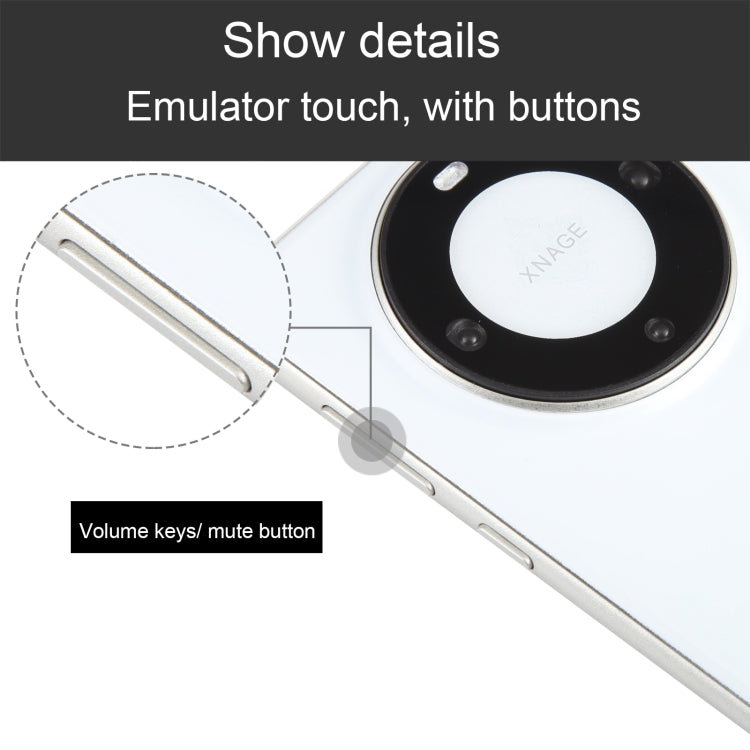 For Huawei Mate 60 Pro Color Screen Non-Working Fake Dummy Display Model (Silver) - For Huawei by PMC Jewellery | Online Shopping South Africa | PMC Jewellery | Buy Now Pay Later Mobicred