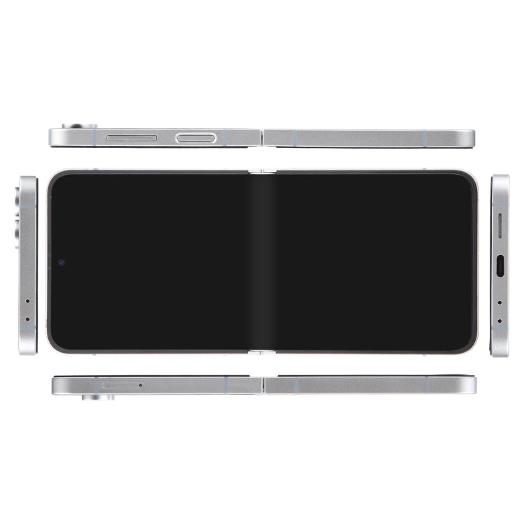 For Samsung Galaxy Z Flip6 Black Screen Non-Working Fake Dummy Display Model (White) - For Galaxy by PMC Jewellery | Online Shopping South Africa | PMC Jewellery | Buy Now Pay Later Mobicred