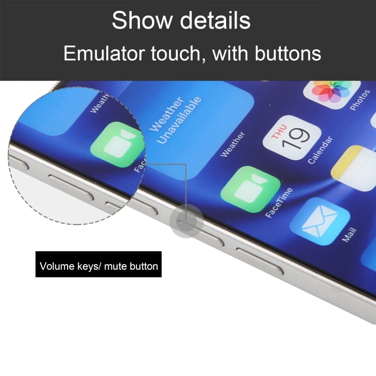 For iPhone 16 Plus Color Screen Non-Working Fake Dummy Display Model (White) - For iPhone & iPad by PMC Jewellery | Online Shopping South Africa | PMC Jewellery | Buy Now Pay Later Mobicred