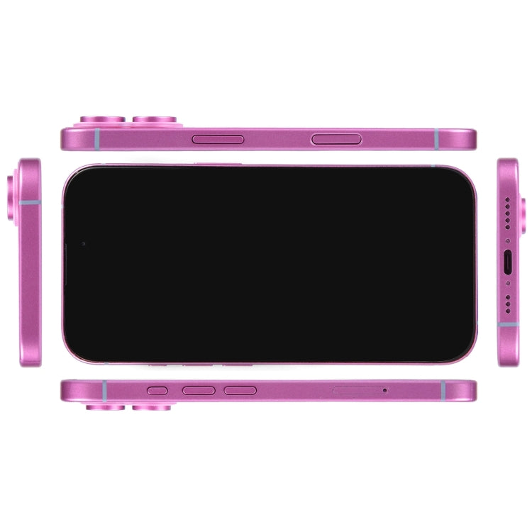 For iPhone 16 Black Screen Non-Working Fake Dummy Display Model (Pink) - For iPhone & iPad by PMC Jewellery | Online Shopping South Africa | PMC Jewellery | Buy Now Pay Later Mobicred