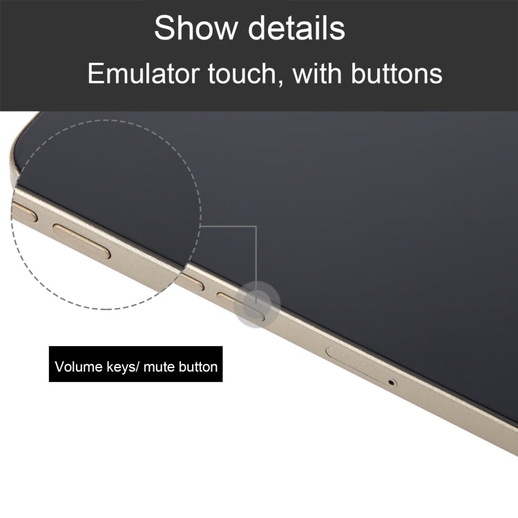 For iPhone 16 Pro Max Black Screen Non-Working Fake Dummy Display Model (Desert) - free shipping - PMC Jewellery - Order now!
