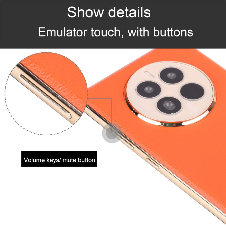 For Huawei Mate 50 Black Screen Non-Working Fake Dummy Display Model(Orange) - For Huawei by PMC Jewellery | Online Shopping South Africa | PMC Jewellery | Buy Now Pay Later Mobicred