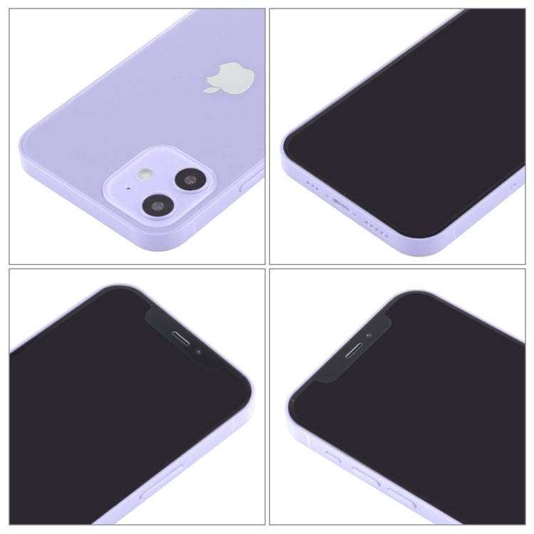 For iPhone 12 Black Screen Non-Working Fake Dummy Display Model, Light Version(Purple) - For iPhone & iPad by PMC Jewellery | Online Shopping South Africa | PMC Jewellery | Buy Now Pay Later Mobicred