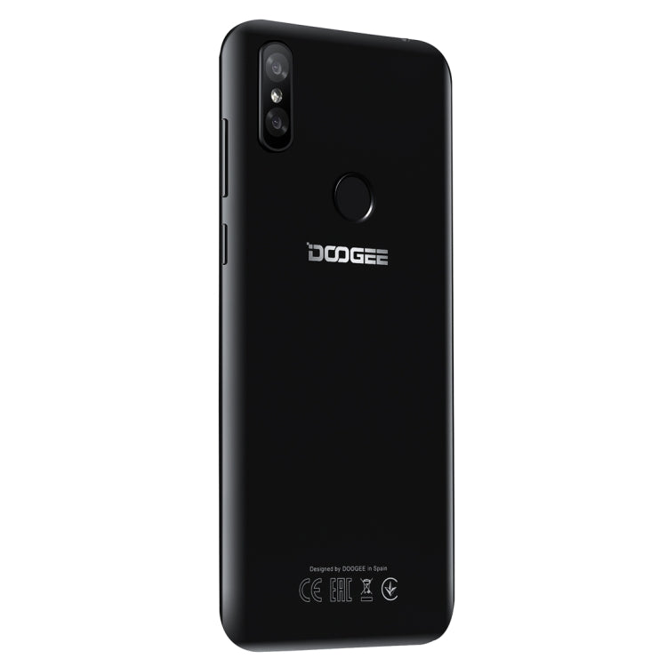 [HK Warehouse] DOOGEE Y8, 3GB+32GB, Dual Back Cameras, Face ID & DTouch Fingerprint,  6.1 inch Water-drop Screen Android 9.0 MTK6739 Quad Core up to 1.5GHz, Network: 4G,  OTA, Dual SIM(Midnight Black) - DOOGEE by DOOGEE | Online Shopping South Africa | PMC Jewellery | Buy Now Pay Later Mobicred