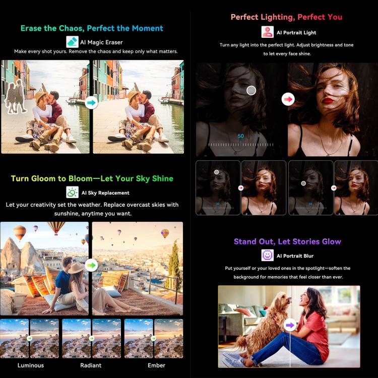 Blackview BV8200 Rugged Phone, 12GB+256GB, 6.5 inch + 1.3 inch Android 14 MediaTekHelio G100 MT8781, Network: 4G, NFC (Green) - free shipping - PMc TechLife - Order now!