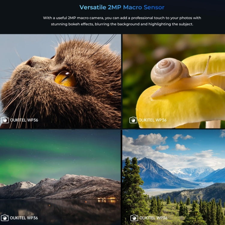 Oukitel WP36 Pro, 6GB+256GB, IP68/IP69K, Fingerprint Identification, 10600mAh, 6.52 inch MediaTek MT8788 Octa Core, NFC, OTG, Network: 4G (Black) - free shipping - PMC Jewellery - Order now!
