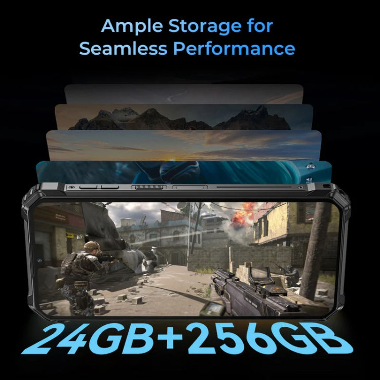 Oukitel WP36 Pro, 6GB+256GB, IP68/IP69K, Fingerprint Identification, 10600mAh, 6.52 inch MediaTek MT8788 Octa Core, NFC, OTG, Network: 4G (Black) - free shipping - PMC Jewellery - Order now!