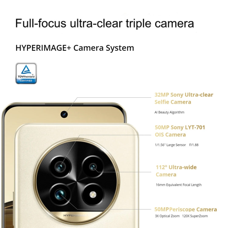 Realme 13 Pro+, 12GB+512GB, Screen Fingerprint Identification, 6.7 inch Realme UI 5.0 Snapdragon 7s Gen 2 Octa Core, NFC, Network: 5G (Gold) - free shipping - PMC Jewellery - Order now!