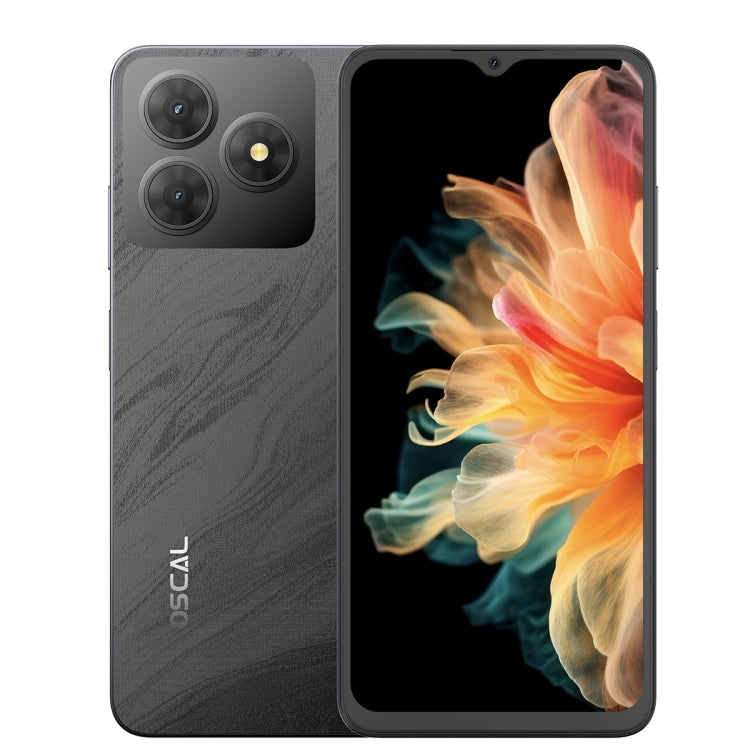 Blackview Oscal FLAT 2, 4GB+128GB, 6.6 inch Android 14 Unisoc T606 Octa Core, Network: 4G (Phantom Black) - Blackview by Blackview | Online Shopping South Africa | PMC Jewellery | Buy Now Pay Later Mobicred