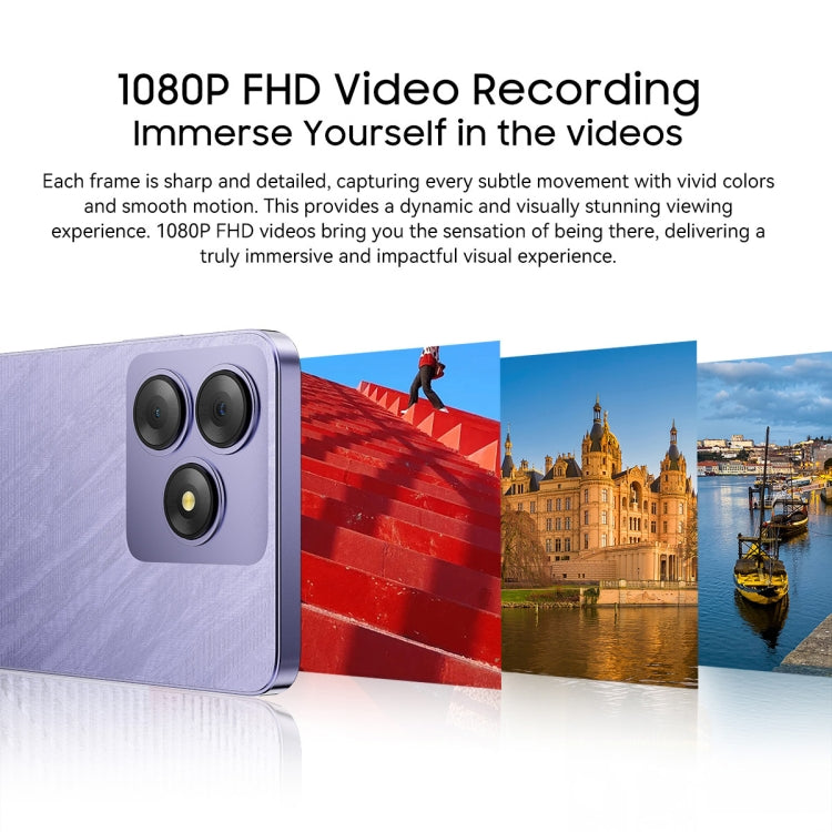 Blackview WAVE 8C, 2GB+64GB, 6.56 inch Android 14 GO Unisoc SC9863A Octa Core, Network: 4G, OTG (Purple) - free shipping - PMC Jewellery - Order now!