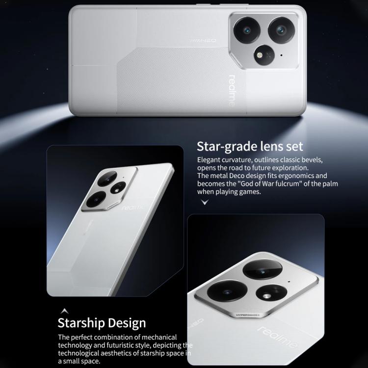 Realme Neo7, 16GB+1TB, 6.78 inch Android 15 / Realme UI 6.0 MediaTek Dimensity 9300+ Octa Core, NFC, Network: 5G, Support Google Play (Black) - free shipping - PMc TechLife - Order now!