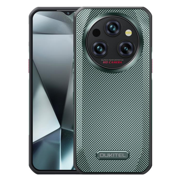 Oukitel WP35 Pro 5G Rugged Phone, 12GB+512GB, 6.6 inch Android 14 MediaTek Dimensity 6300 Octa Core, NFC, OTG, Network: 5G (Green) - free shipping - PMc TechLife - Order now!