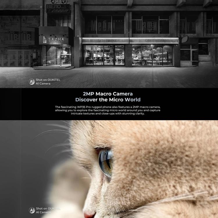 Oukitel WP35 Pro 5G Rugged Phone, 12GB+512GB, 6.6 inch Android 14 MediaTek Dimensity 6300 Octa Core, NFC, OTG, Network: 5G (Green) - free shipping - PMc TechLife - Order now!