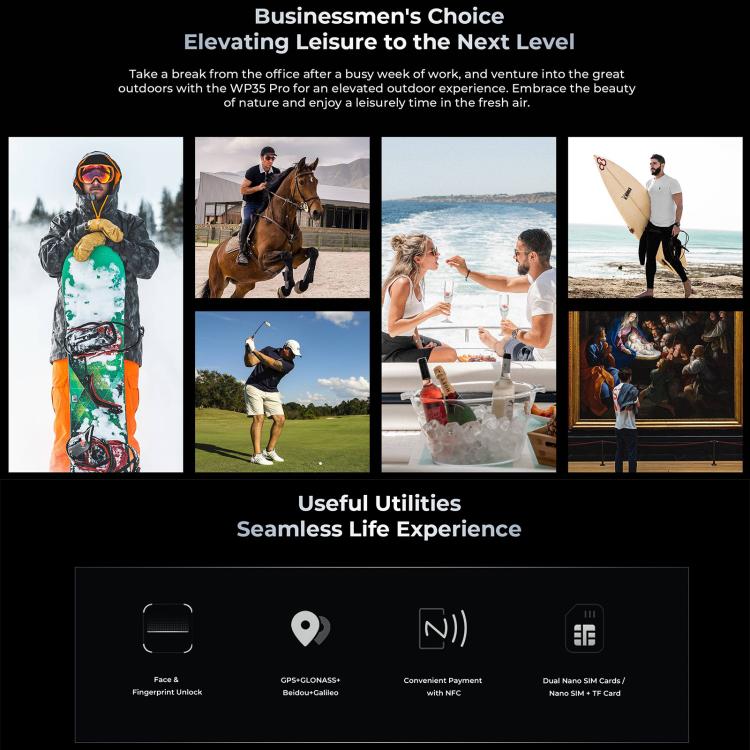 Oukitel WP35 Pro 5G Rugged Phone, 12GB+512GB, 6.6 inch Android 14 MediaTek Dimensity 6300 Octa Core, NFC, OTG, Network: 5G (Green) - free shipping - PMc TechLife - Order now!