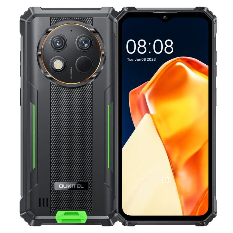 Oukitel G1 Rugged Phone, 6GB+256GB, Fingerprint Identification, 6.52 inch Android 14 T606 Octa Core, NFC, OTG, Network: 4G (Green) - free shipping - PMC Jewellery - Order now!