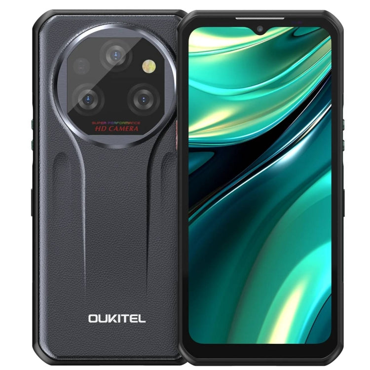 Oukitel WP39 5G Rugged Phone, 6GB+256GB, Night Vision, Fingerprint Identification, 6.6 inch MediaTek Dimensity 6100+ Octa Core, NFC, OTG, Network: 5G (Black) - OUKITEL by OUKITEL | Online Shopping South Africa | PMC Jewellery | Buy Now Pay Later Mobicred