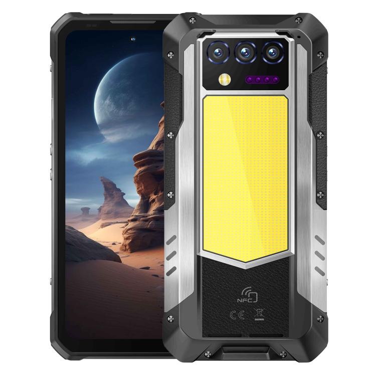 Oukitel WP100 TITAN 5G Projector Rugged Phone, 16GB+512GB, 200MP Camera, Fingerprint Identification, 6.8 inch Android 14 MediaTek Dimensity 7300 Octa Core, NFC, OTG, Network: 5G (Black) - free shipping - PMC TechLife - Order now!