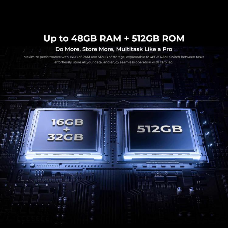 Oukitel WP100 TITAN 5G Projector Rugged Phone, 16GB+512GB, 200MP Camera, Fingerprint Identification, 6.8 inch Android 14 MediaTek Dimensity 7300 Octa Core, NFC, OTG, Network: 5G (Black) - free shipping - PMC TechLife - Order now!