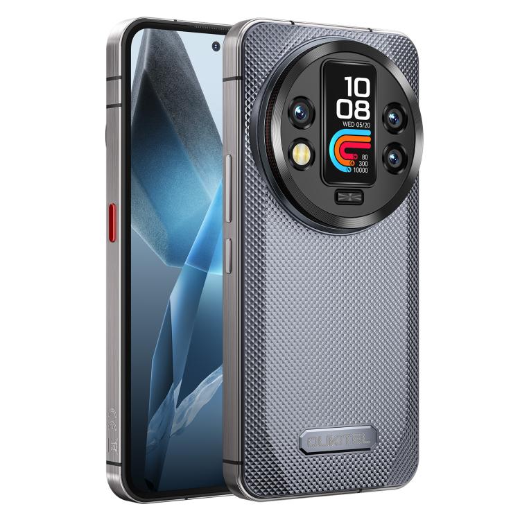 Oukitel WP200 Pro 5G Rugged Phone, 24GB+1TB, Screen Fingerprint, 6.7 inch Android 15.0 MTK Dimensity 8200 Octa-Core, NFC, OTG, Network: 5G (Grey) - free shipping - PMC TechLife - Order now!