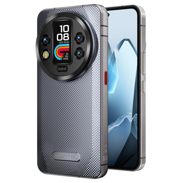 Oukitel WP200 Pro 5G Rugged Phone, 24GB+1TB, Screen Fingerprint, 6.7 inch Android 15.0 MTK Dimensity 8200 Octa-Core, NFC, OTG, Network: 5G (Grey) - free shipping - PMC TechLife - Order now!