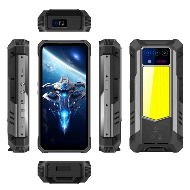 Oukitel WP100 Laser Rangefinder Rugged Phone, 12GB+512GB, 200MP Camera, Fingerprint Identification, 6.8 inch Android 14 MediaTek Dimensity 7300 Octa Core, NFC, OTG, Network: 5G (Black) - free shipping - PMC TechLife - Order now!