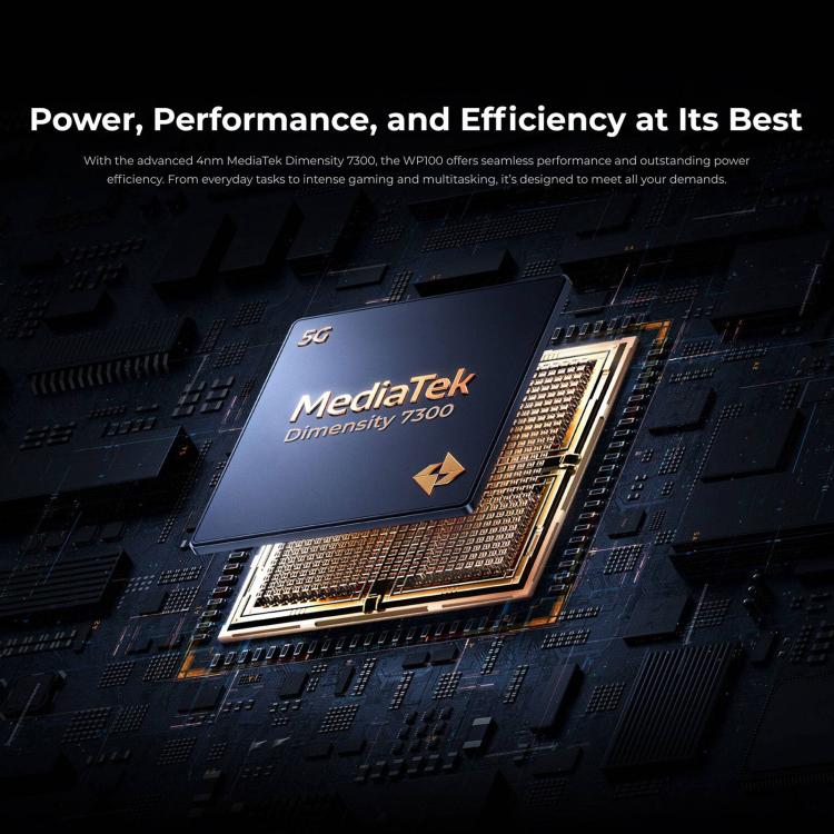 Oukitel WP100 Laser Rangefinder Rugged Phone, 12GB+512GB, 200MP Camera, Fingerprint Identification, 6.8 inch Android 14 MediaTek Dimensity 7300 Octa Core, NFC, OTG, Network: 5G (Black) - free shipping - PMC TechLife - Order now!