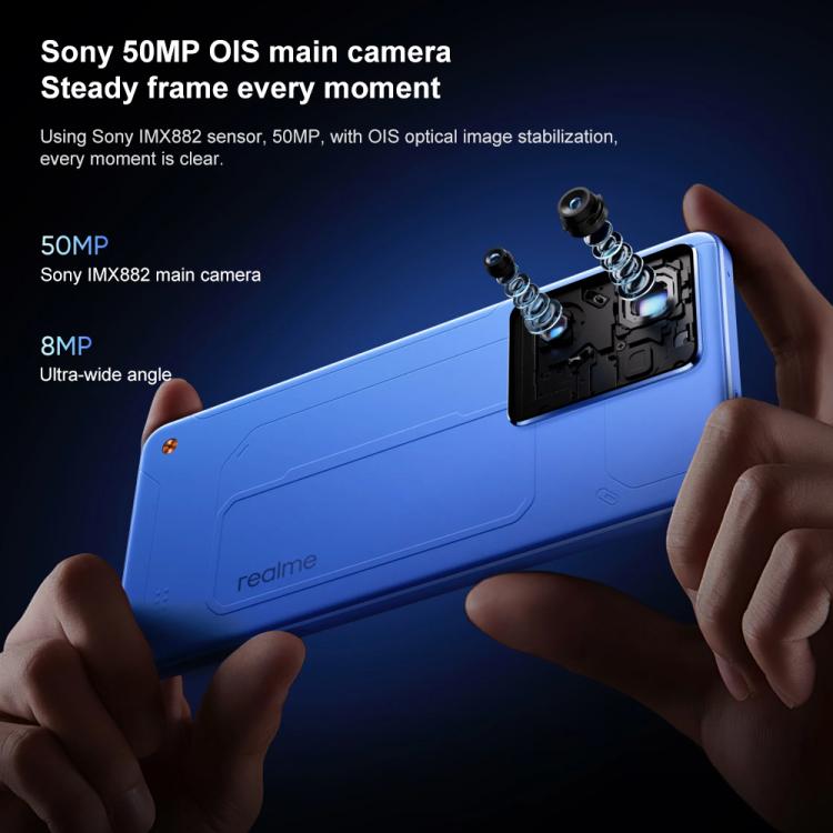 Realme Neo7 SE, 12GB+256GB, 6.78 inch Android 15 / Realme UI 6.0 MediaTek Dimensity 8400-MAX Octa Core, NFC, Network: 5G (Blue) - free shipping - PMc TechLife - Order now!