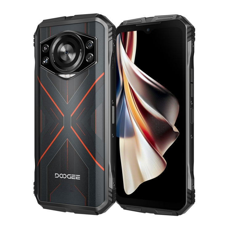 [HK Warehouse] DOOGEE S Cyber, 8GB+256GB, 6.58 inch Android 14 Spreadtrum T606 Octa Core, Network: 4G, OTG, NFC (Black Red) - DOOGEE by DOOGEE | Online Shopping South Africa | PMC Jewellery | Buy Now Pay Later Mobicred