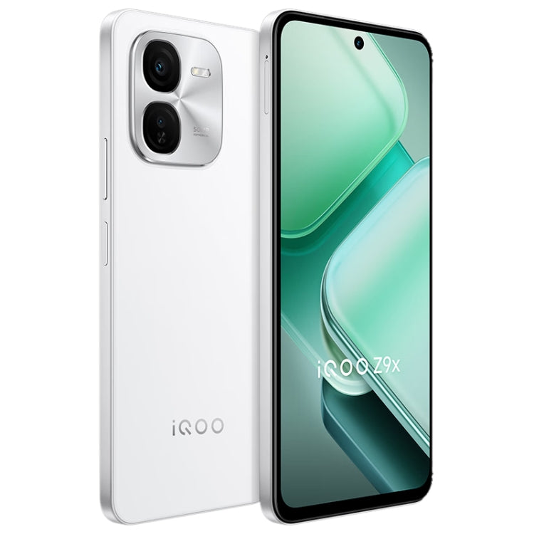 vivo iQOO Z9x, Dual Back Cameras, 12GB+256GB, Face ID Screen Fingerprint Identification, 6.72 inch Android 14.0 OriginOS 4 Snapdragon 6 Gen 1 Octa Core 2.2GHz, OTG, Network: 5G, Support Google Play (White) - vivo by vivo | Online Shopping South Africa | PMC Jewellery | Buy Now Pay Later Mobicred