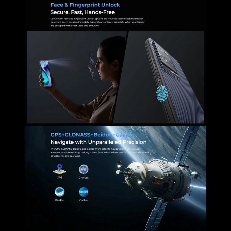 Oukitel WP50 5G Rugged Phone, 4GB+256GB, 6.6 inch Android 14.0 MediaTek Dimensity 6100+ Octa-core, NFC, OTG, Network: 5G (Black) - free shipping - PMC Jewellery - Order now!