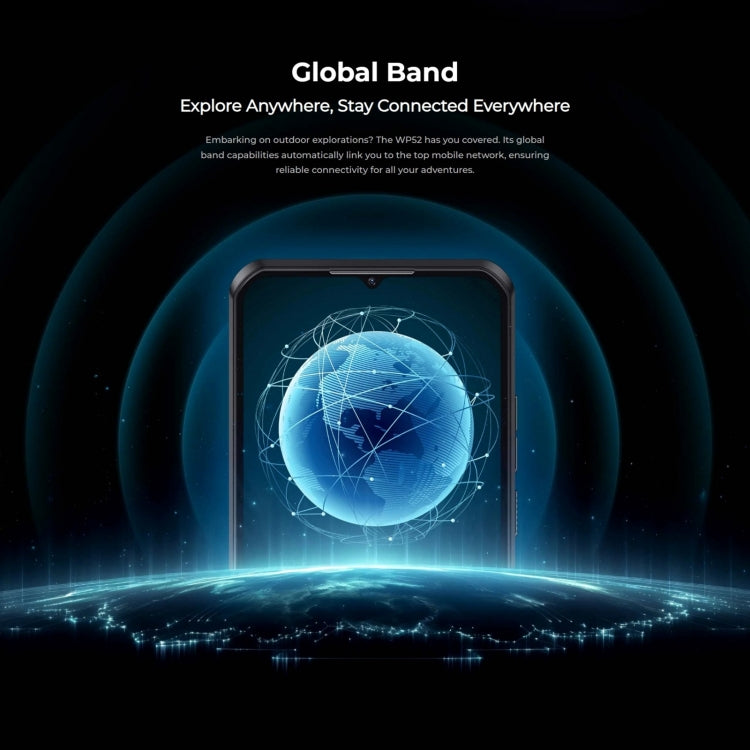 Oukitel WP52 5G Rugged Phone, 4GB+256GB, 6.6 inch Android 14.0 MediaTek Dimensity 6100+ Octa-core, NFC, OTG, Network: 5G (Navy Blue) - free shipping - PMC Jewellery - Order now!