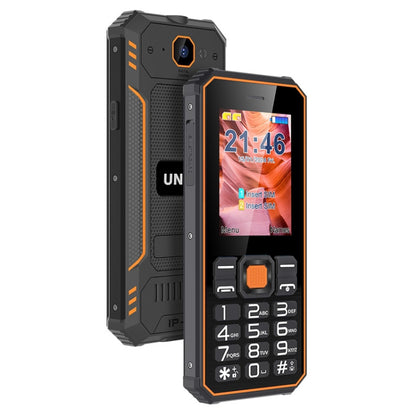 UNIWA S2 IP68 Rugged Keypad Phone, 2.4 inch Mediatek MT6261, 2500mAh Battery, 21 Keys, Network: 2G (Black+Orange) - UNIWA by UNIWA | Online Shopping South Africa | PMC Jewellery | Buy Now Pay Later Mobicred