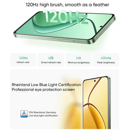 Realme 12x, 12GB+512GB, Side Fingerprint Identification, 6.67 inch Realme UI 5.0 Dimensity 6100+ 5G Octa Core, NFC, Network: 5G, Support Google Play (Feather Green) - OPPO by Realme | Online Shopping South Africa | PMC Jewellery | Buy Now Pay Later Mobicred