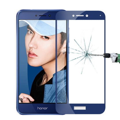 MOFI Huawei Honor 8 Youth Editon 0.3mm 9H Hardness 2.5D Explosion-proof Full Screen Tempered Glass Screen Film(Blue) - Honor Tempered Glass by MOFI | Online Shopping South Africa | PMC Jewellery | Buy Now Pay Later Mobicred