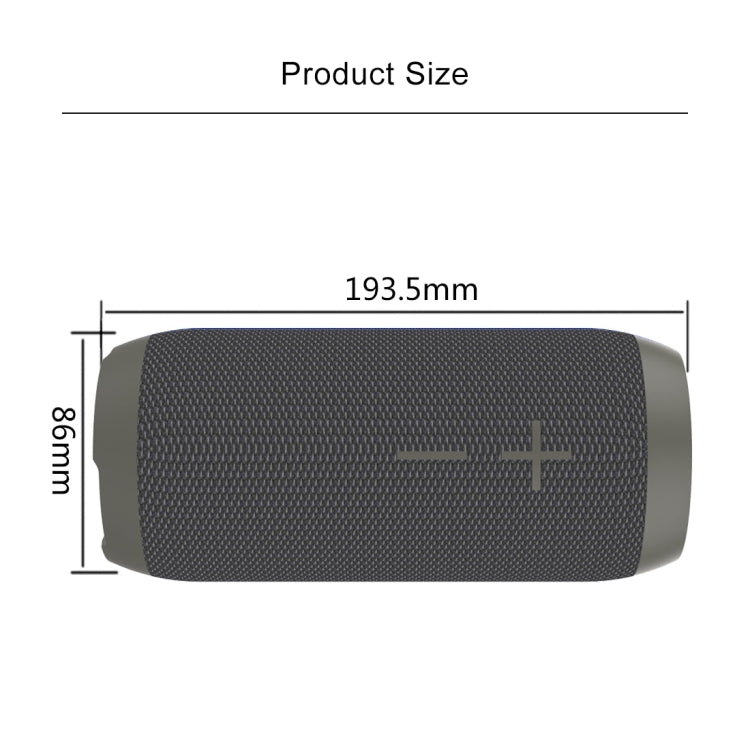 HOPESTAR P7 Mini Portable Rabbit Wireless Bluetooth Speaker, Built-in Mic, Support AUX / Hand Free Call / FM / TF(Grey) - Waterproof Speaker by HOPESTAR | Online Shopping South Africa | PMC Jewellery | Buy Now Pay Later Mobicred