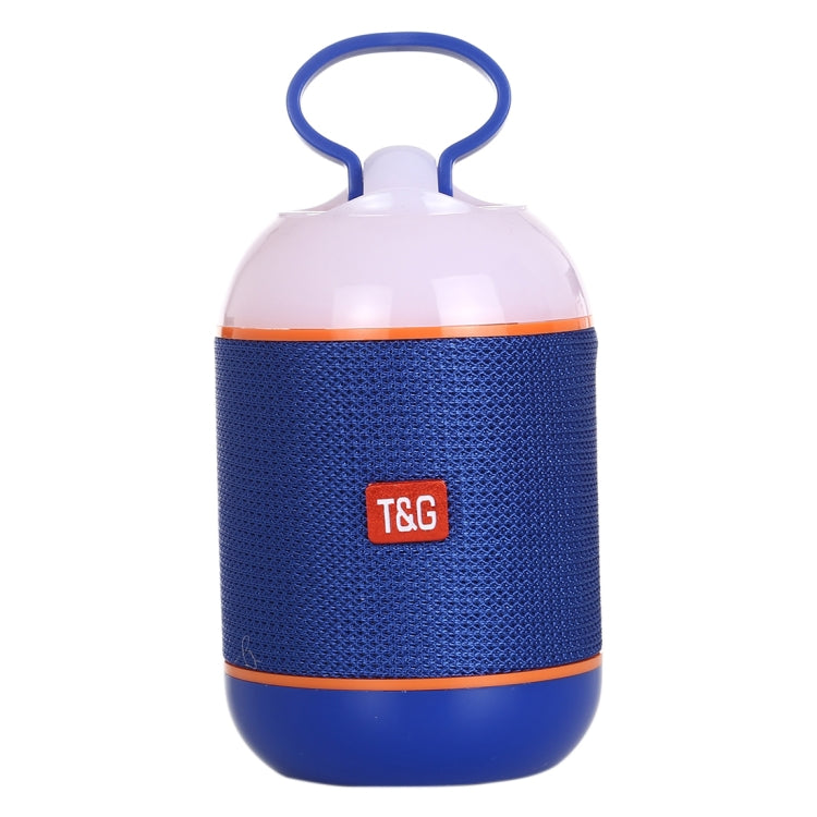 T&G TG605 Portable Stereo Wireless Bluetooth V5.0 Speaker, Built-in Mic, Support Hands-free Calls & TF Card & U Disk & AUX Audio & FM(Blue) - Desktop Speaker by T&G | Online Shopping South Africa | PMC Jewellery | Buy Now Pay Later Mobicred