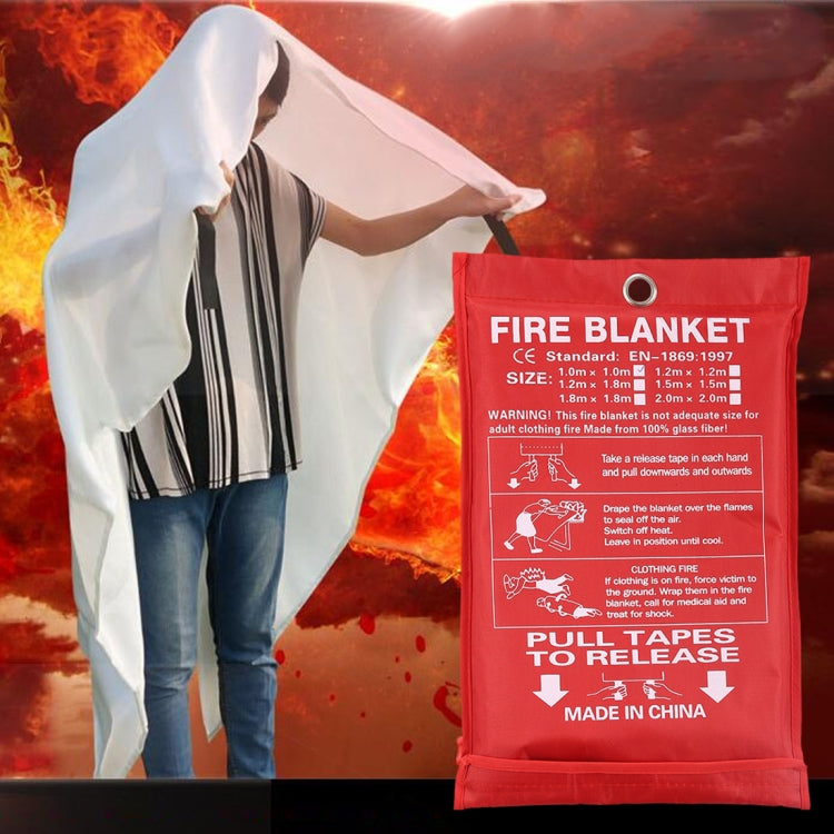 Emergency Survival Fire Blanket Shelter Safety Protector Extinguishers Tent, Size: 1.5×1.5m - Others by PMC Jewellery | Online Shopping South Africa | PMC Jewellery | Buy Now Pay Later Mobicred