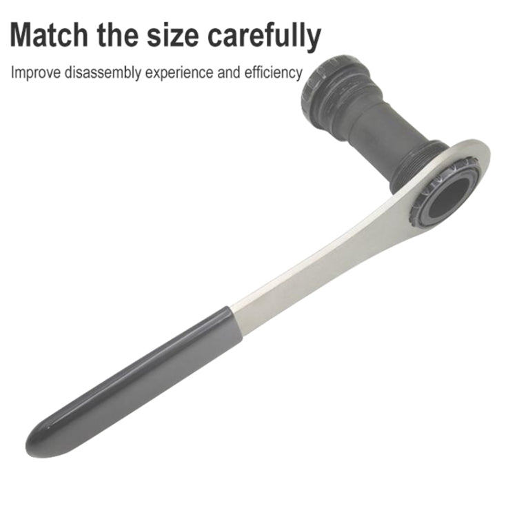 BIKERSAY BB44-16 Bicycle Repair Tools Multi-function Wrench Tool Stainless Steel Axis Spanner - Maintenance tools by BIKERSAY | Online Shopping South Africa | PMc TechLife | Buy Now Pay Later Mobicred