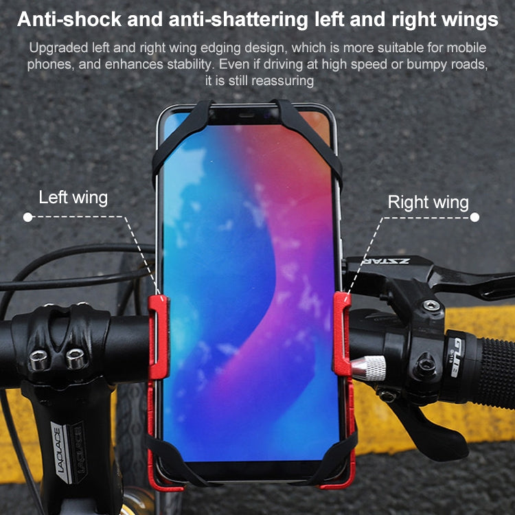 GUB P10 Aluminum Bike Phone Holder(Black) - Holders by GUB | Online Shopping South Africa | PMC Jewellery | Buy Now Pay Later Mobicred