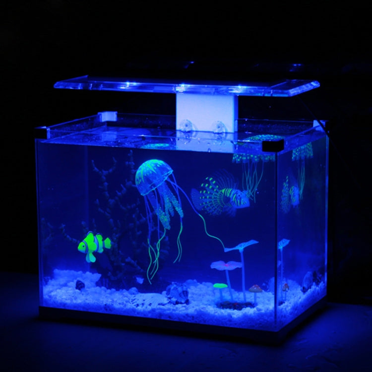 Aquarium Articles Decoration Silicone Simulation Fluorescent Sucker Jellyfish, Size: 5*17cm(Green) - free shipping - PMc TechLife - Order now!