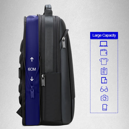 Bopai 61-07311 Large Capacity Anti-theft Waterproof Backpack Laptop Tablet Bag for 15.6 inch and Below, External  USB Charging Port(Black) - Backpack by Bopai | Online Shopping South Africa | PMC Jewellery | Buy Now Pay Later Mobicred