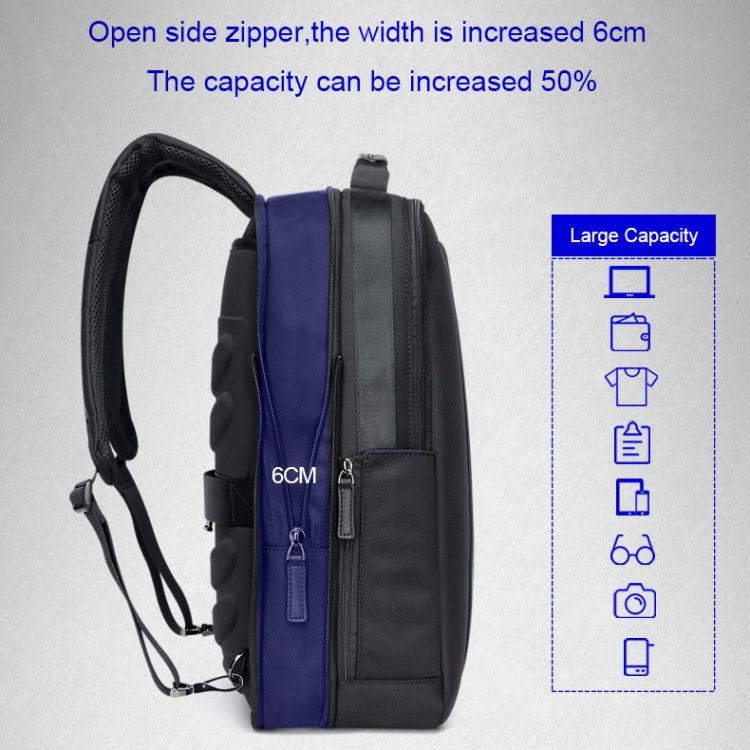 Bopai 751-006561 Large Capacity Business Casual Breathable Laptop Backpack with External USB Interface, Size: 29 x 16 x 44cm(Black) - Backpack by Bopai | Online Shopping South Africa | PMC Jewellery | Buy Now Pay Later Mobicred