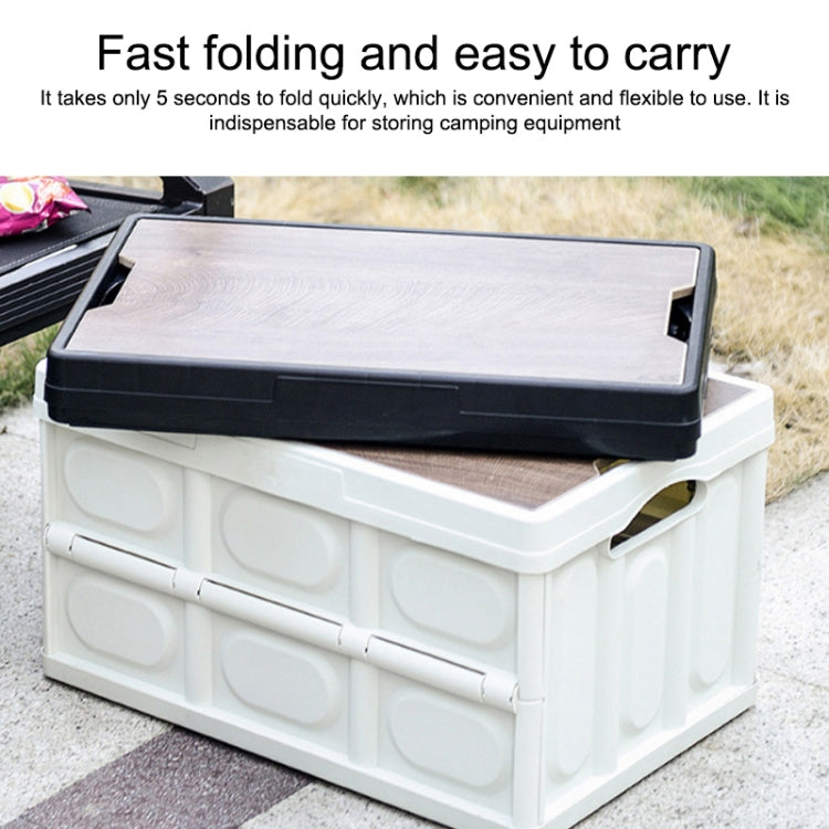 AOTU AT6916 30L Outdoor Multi-function Folding Car Storage Box(White) - free shipping - PMC TechLife - Order now!