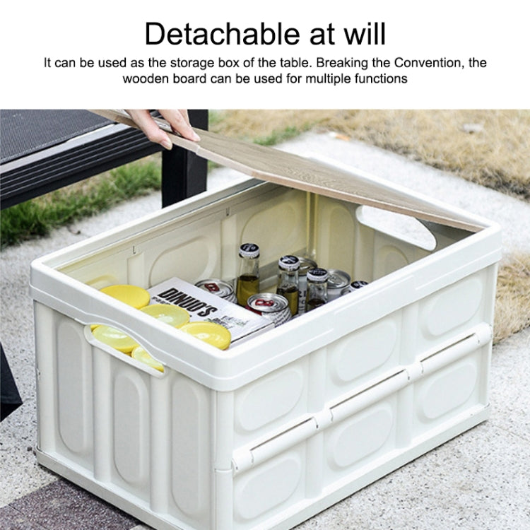 AOTU AT6916 30L Outdoor Multi-function Folding Car Storage Box(White) - free shipping - PMC TechLife - Order now!