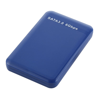 2.5 inch HDD Enclosure 6Gbps SATA 3.0 to USB 3.0 Hard Disk Drive Box External Case(Blue) - HDD Enclosure by PMC Jewellery | Online Shopping South Africa | PMC Jewellery | Buy Now Pay Later Mobicred