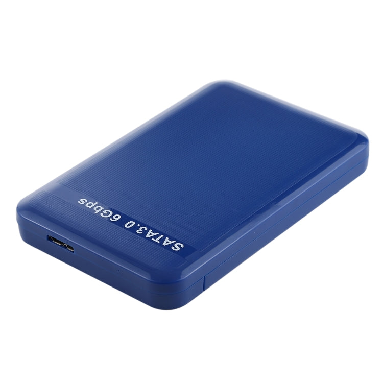 2.5 inch HDD Enclosure 6Gbps SATA 3.0 to USB 3.0 Hard Disk Drive Box External Case(Blue) - HDD Enclosure by PMC Jewellery | Online Shopping South Africa | PMC Jewellery | Buy Now Pay Later Mobicred