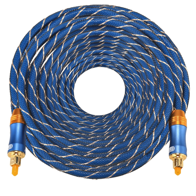 EMK LSYJ-A 30m OD6.0mm Gold Plated Metal Head Toslink Male to Male Digital Optical Audio Cable - Audio Optical Cables by EMK | Online Shopping South Africa | PMC Jewellery | Buy Now Pay Later Mobicred